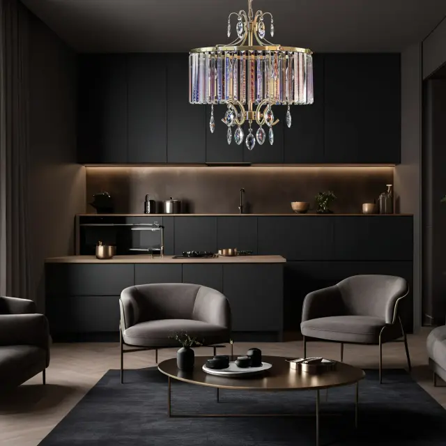 Люстра Citilux CL335163 ИНГА — бронза, ракурс 16