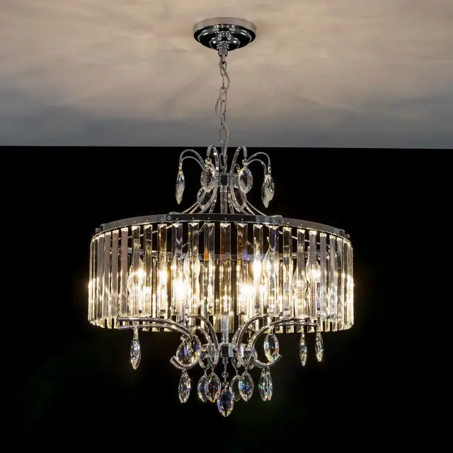 Люстра Citilux CL335181 ИНГА — хром, ракурс 13