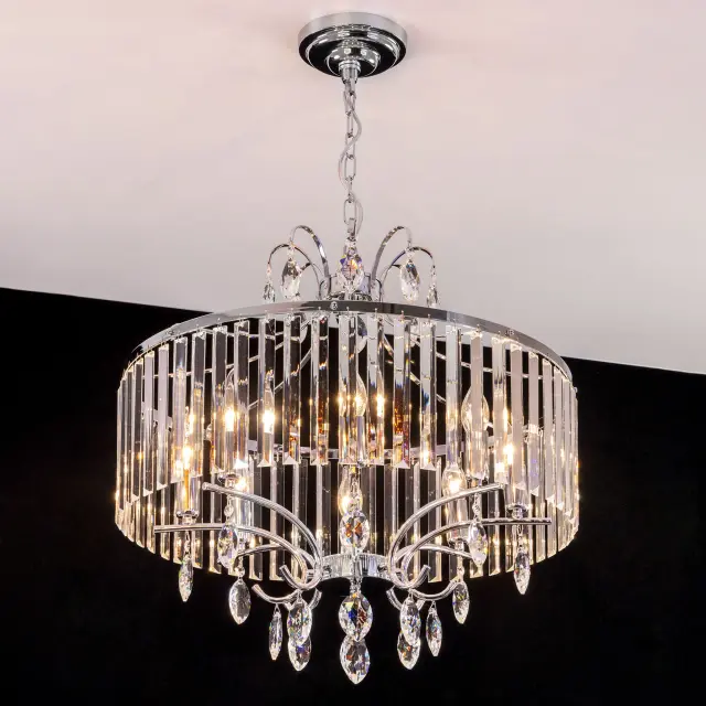 Люстра Citilux CL335181 ИНГА — хром, ракурс 18