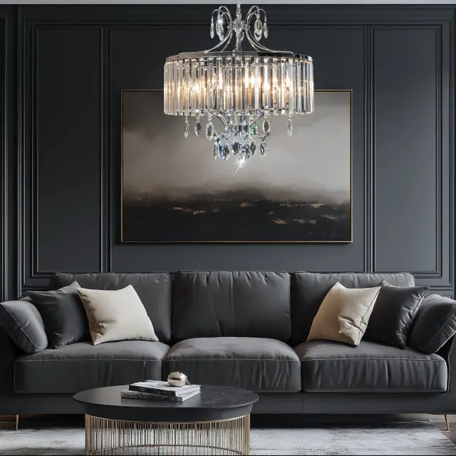 Люстра Citilux CL335181 ИНГА — хром, ракурс 21