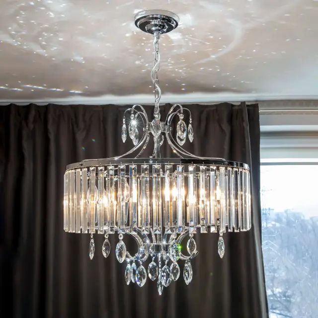 Люстра Citilux CL335181 ИНГА — хром, ракурс 6