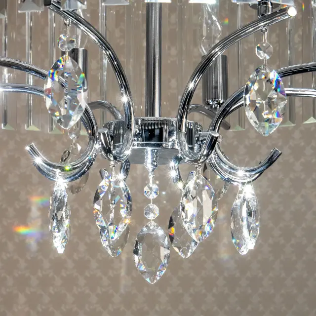 Люстра Citilux CL335181 ИНГА — хром, ракурс 8