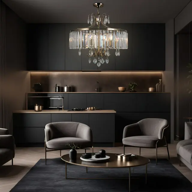 Люстра Citilux CL335183 ИНГА — бронза, ракурс 14