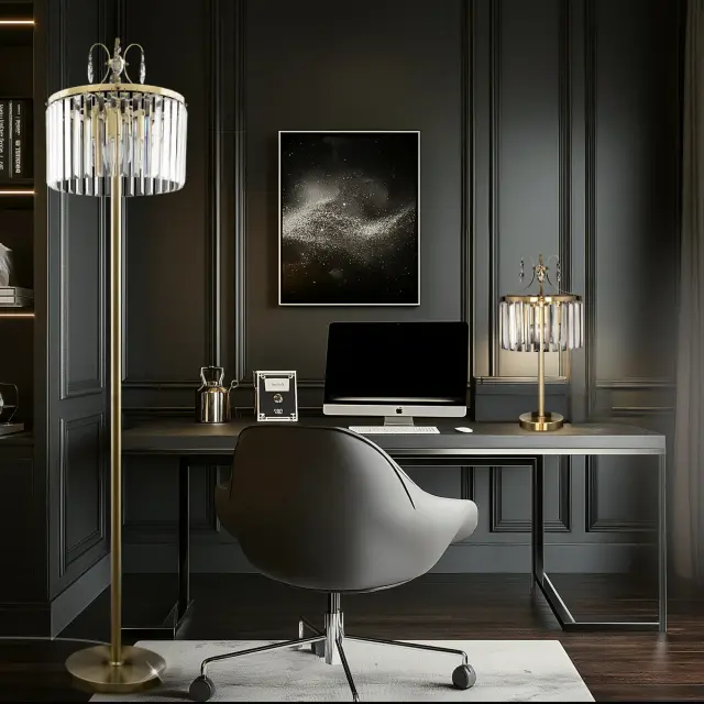 Торшер Citilux CL335943 ИНГА — бронза, ракурс 17