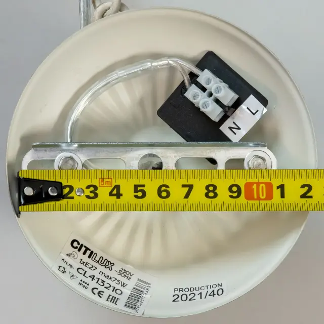 Светильник Citilux CL413210 ЛАТУР — белое золото, ракурс 18