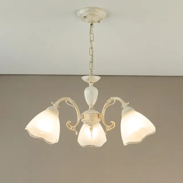 Люстра Citilux CL413230 ЛАТУР — белое золото, ракурс 4