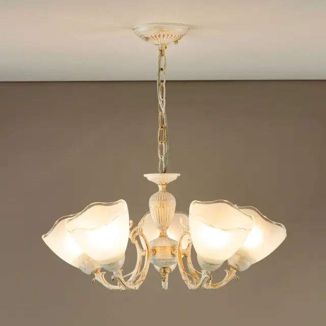 Люстра Citilux CL413250 ЛАТУР — белое золото, ракурс 6