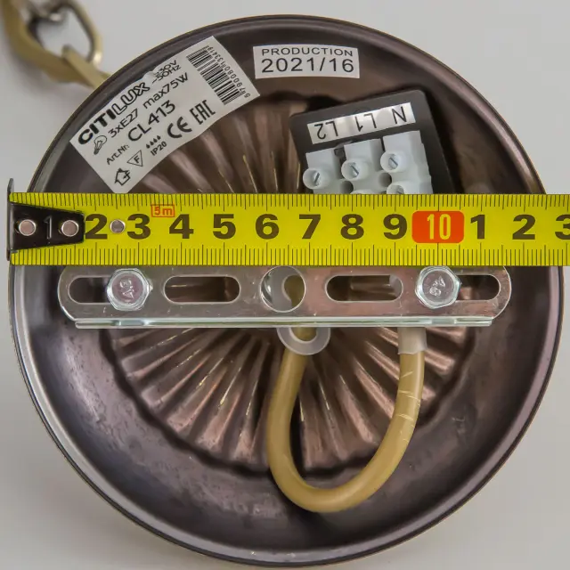 Люстра Citilux CL413251 ЛАТУР — бронза, ракурс 20