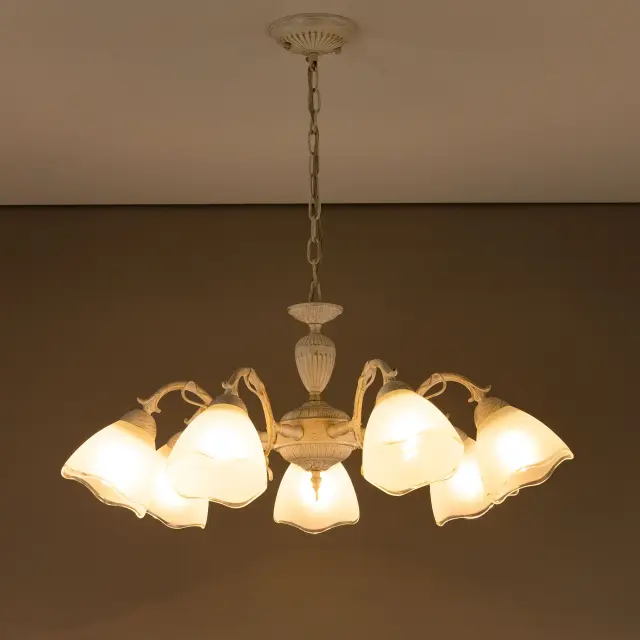 Люстра Citilux CL413270 ЛАТУР — белое золото, ракурс 14