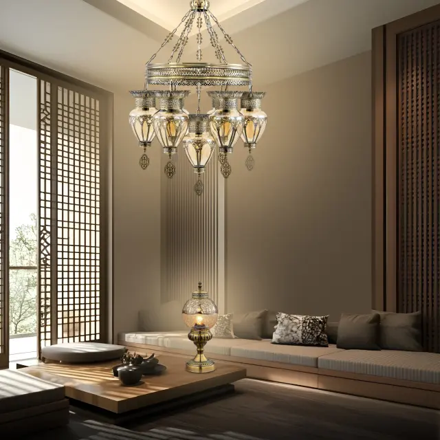 Люстра Citilux CL419263 КАИР — бронза, ракурс 15