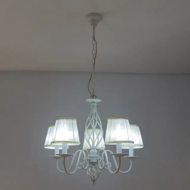 Люстра Citilux CL427150 РОВЕНА — белый, ракурс 4