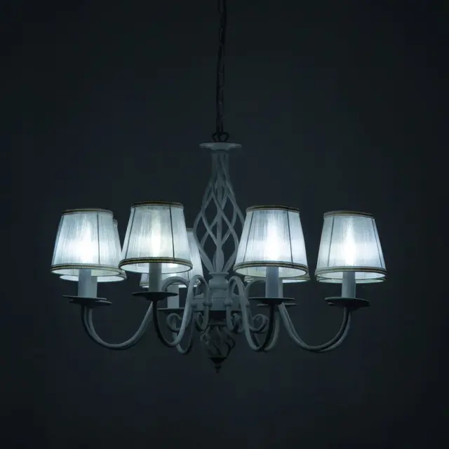 Люстра Citilux CL427180 РОВЕНА — белый, ракурс 13