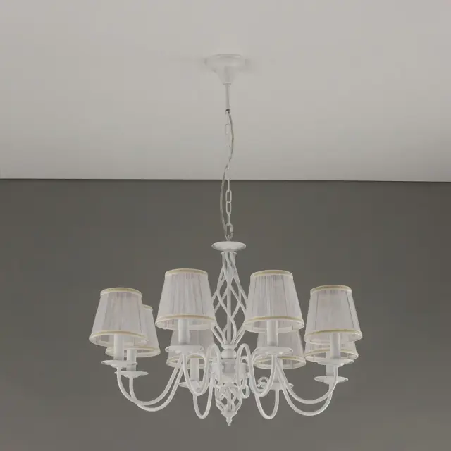 Люстра Citilux CL427180 РОВЕНА — белый, ракурс 20