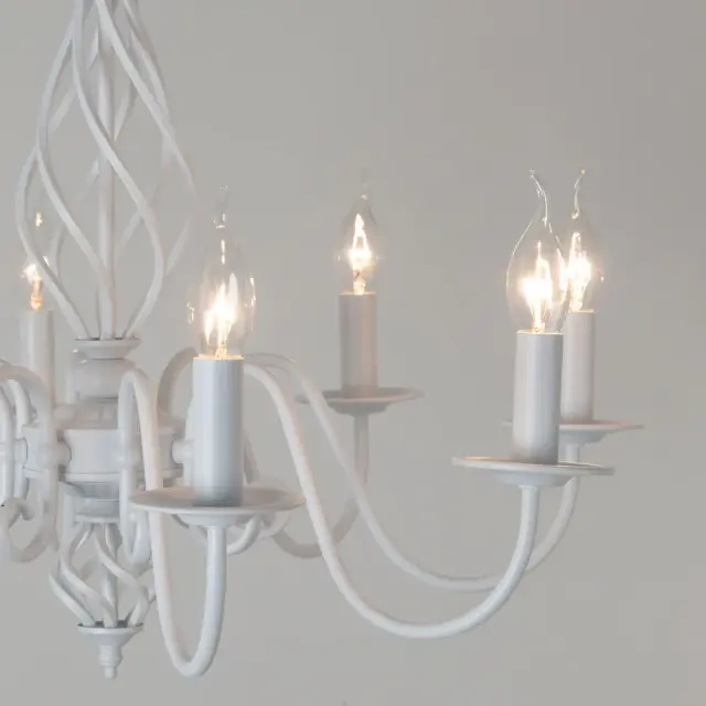 Люстра Citilux CL427180 РОВЕНА — белый, ракурс 4