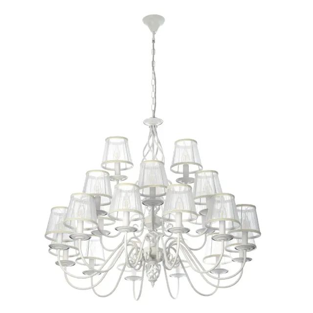 Люстра Citilux CL427250 РОВЕНА — белый, ракурс 3