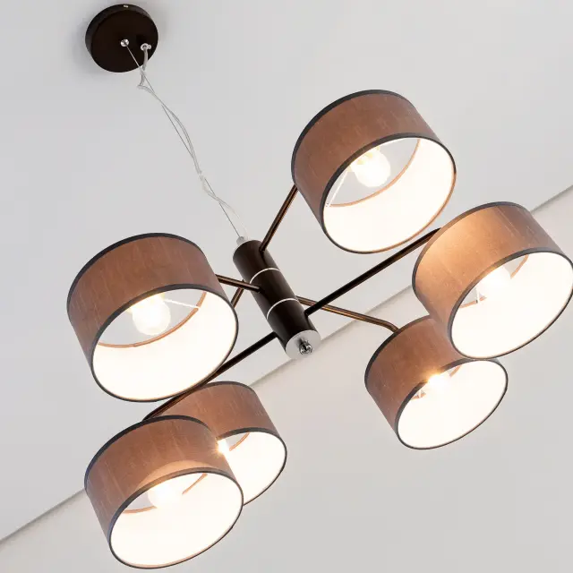 Люстра Citilux CL428261 ФОРМА — коричневый, ракурс 13