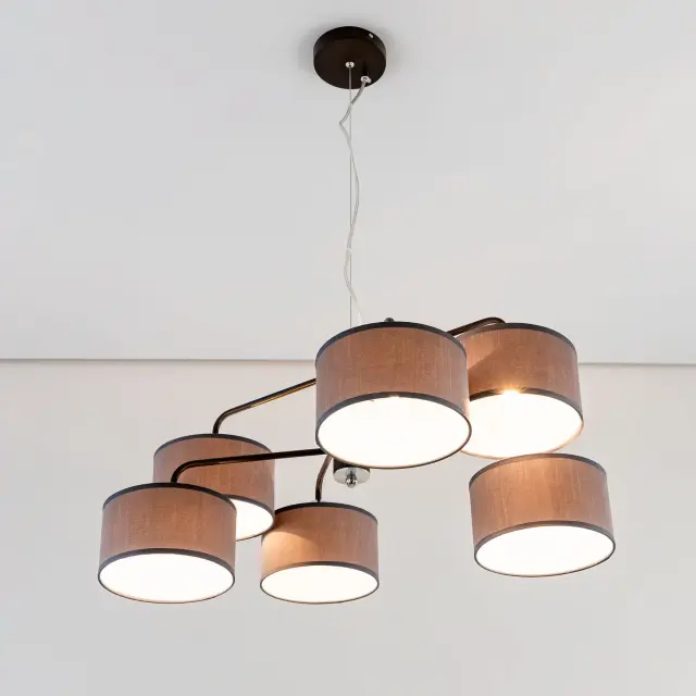 Люстра Citilux CL428261 ФОРМА — коричневый, ракурс 20