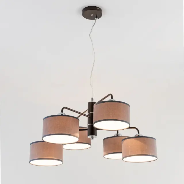 Люстра Citilux CL428261 ФОРМА — коричневый, ракурс 3