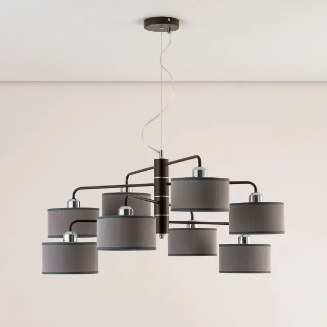 Люстра Citilux CL428281 ФОРМА — коричневый, ракурс 4