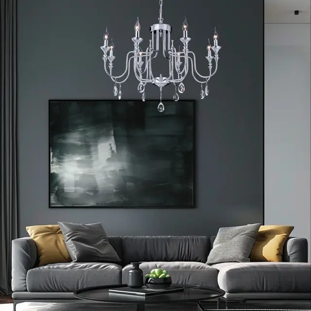 Люстра Citilux CL437181 РИГА — хром, ракурс 11