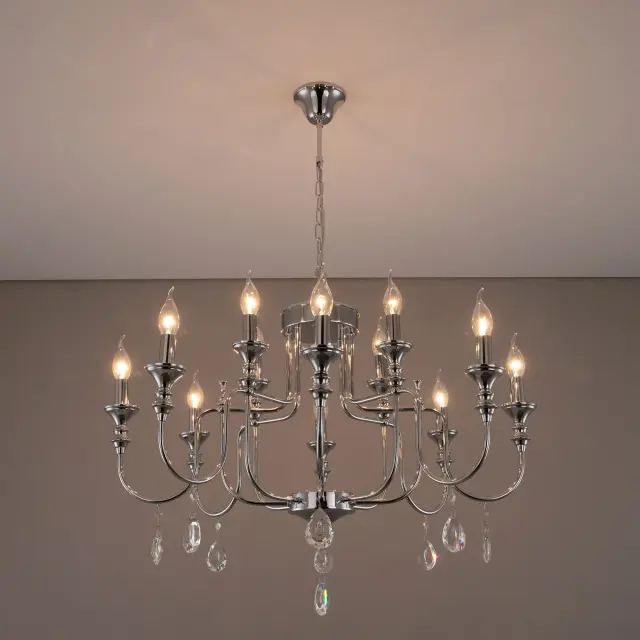 Люстра Citilux CL437221 РИГА — хром, ракурс 11