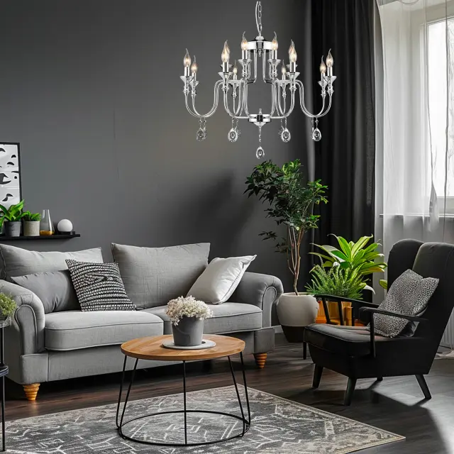 Люстра Citilux CL437221 РИГА — хром, ракурс 16