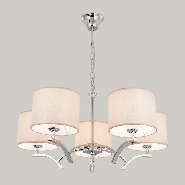 Люстра Citilux CL460151 ЭВОРА РОНДО — хром, ракурс 3