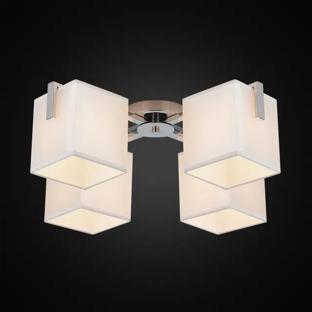 Люстра Citilux CL465141 СТЕНЛИ — хром, ракурс 2