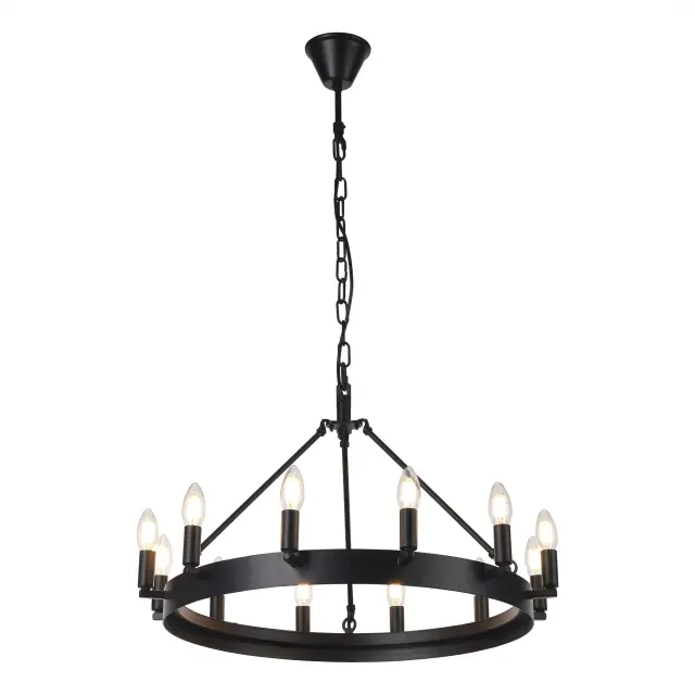 Люстра Citilux CL470112 СМИТСОН — венге