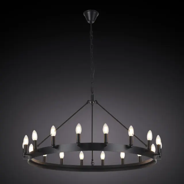 Люстра Citilux CL470118 СМИТСОН — венге, ракурс 3