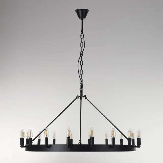 Люстра Citilux CL470118 СМИТСОН — венге, ракурс 5