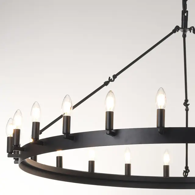 Люстра Citilux CL470124 СМИТСОН — венге, ракурс 2