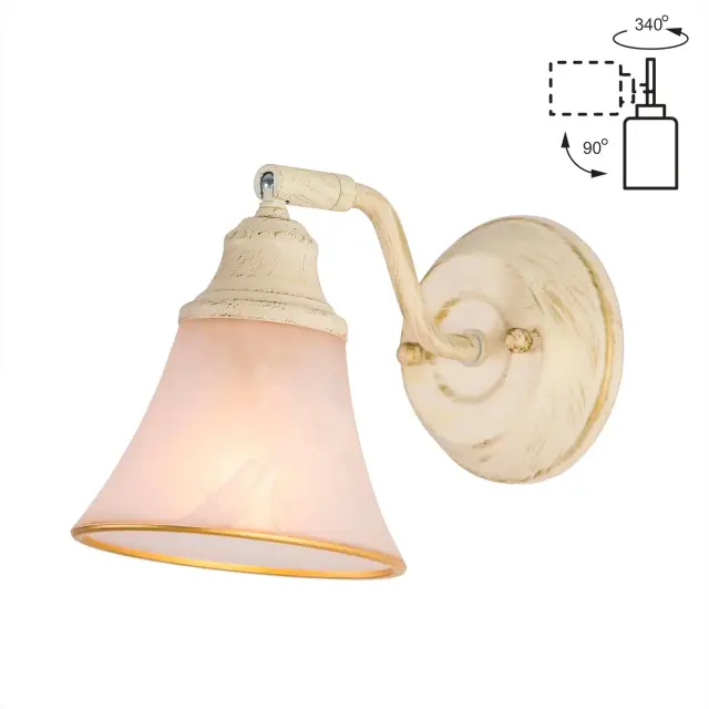 Бра Citilux CL511514 ПРОВАНС — белое золото