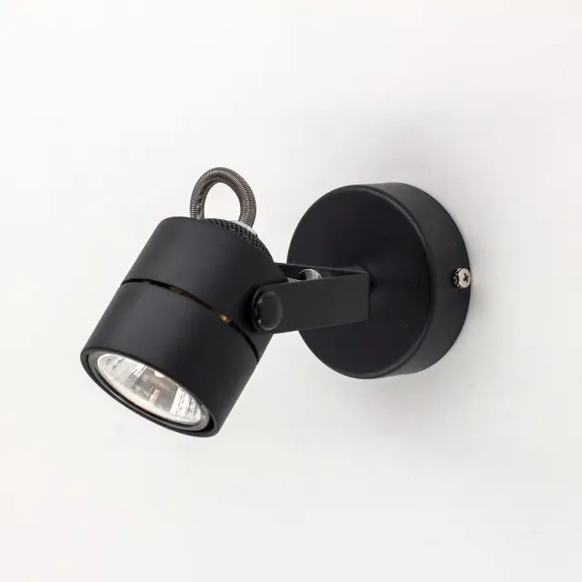 Спот Citilux CL525512 РИНГ — черный, ракурс 3