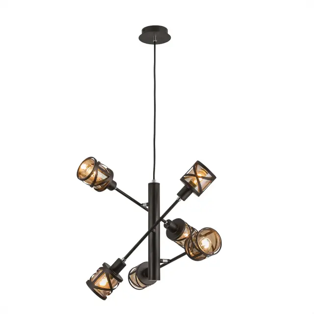 Люстра Citilux CL536165 ГЕССЕН — коричневый