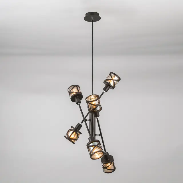 Люстра Citilux CL536165 ГЕССЕН — коричневый, ракурс 11