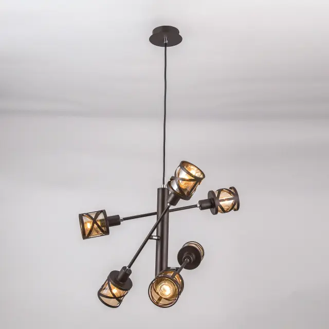 Люстра Citilux CL536165 ГЕССЕН — коричневый, ракурс 5