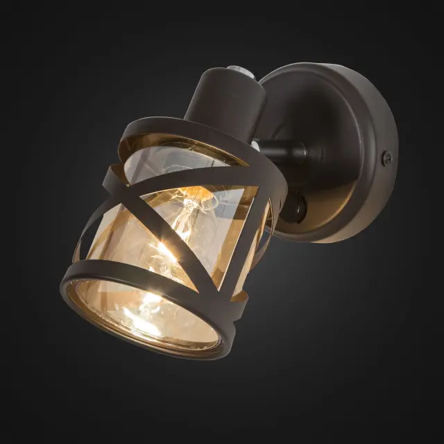 Спот Citilux CL536615 ГЕССЕН — коричневый, ракурс 2