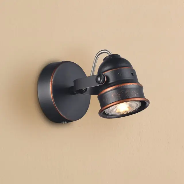 Спот Citilux CL537511 ВЕЙМАР — коричневый, ракурс 4