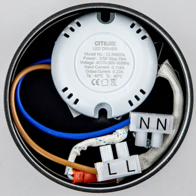Точечный светильник Citilux CL558031N СТАМП — черный, ракурс 15