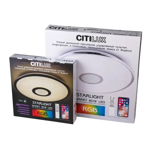 Светильник Citilux CL703A40G СТАРЛАЙТ СМАРТ — хром, ракурс 21