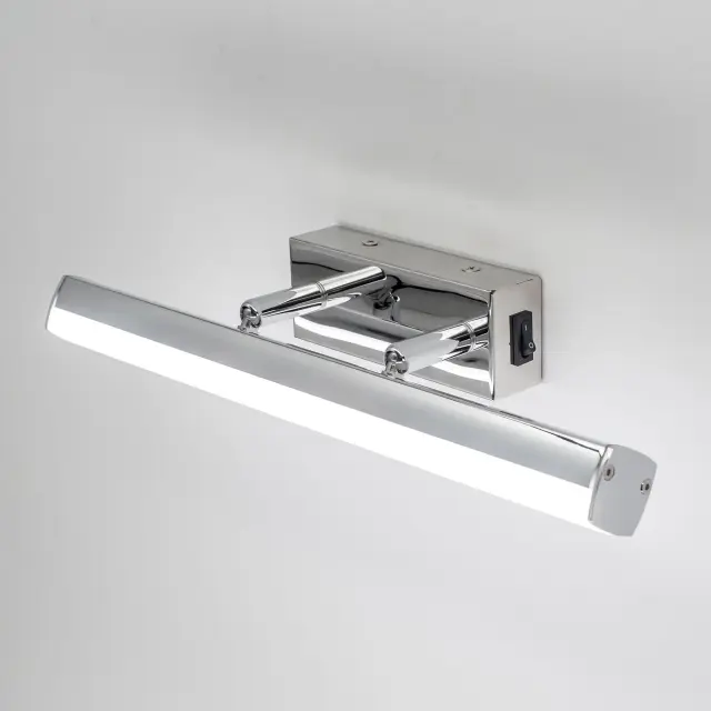 Подсветка для картин/зеркал Citilux CL708108 VIZOR — хром, ракурс 3