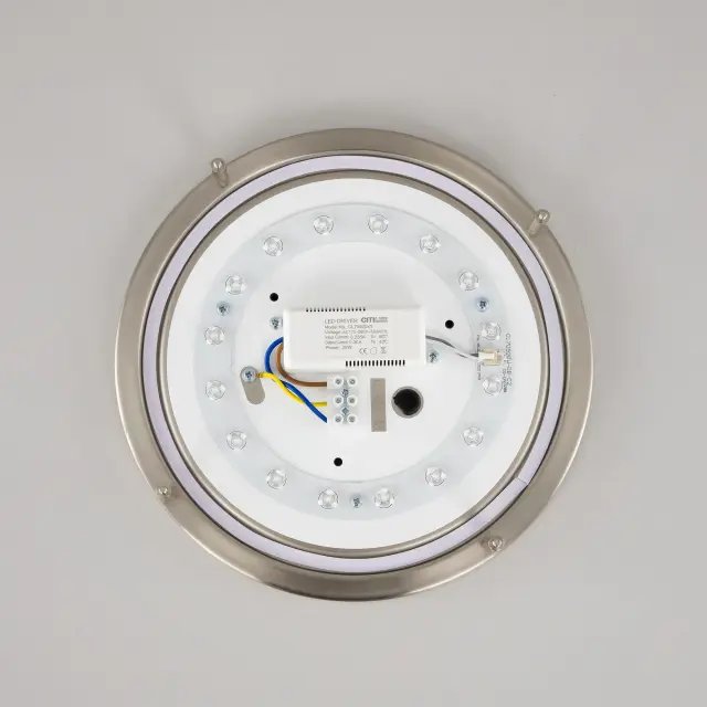 Светильник для ванной комнаты Citilux CL709201N БОСТОН — никель, ракурс 15