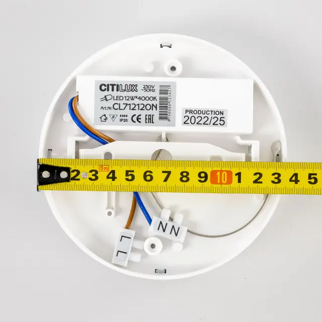 Точечный светильник Citilux CL712120N ТАО — белый, ракурс 20