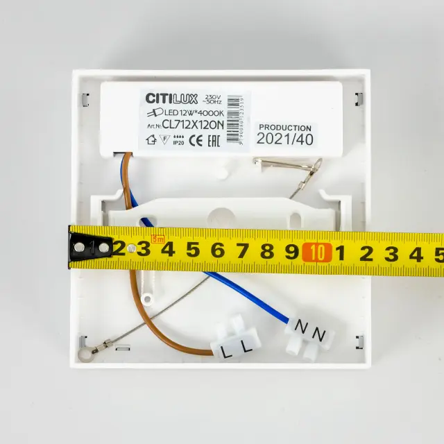 Точечный светильник Citilux CL712X120N ТАО — белый, ракурс 23