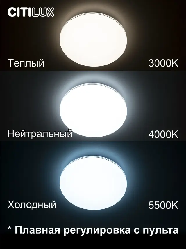 Светильник Citilux CL714330G СИМПЛА — белый, ракурс 3