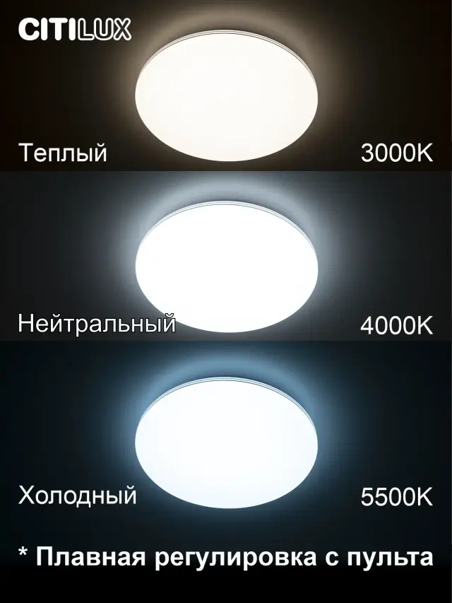 Светильник Citilux CL714480G СИМПЛА — белый, ракурс 3