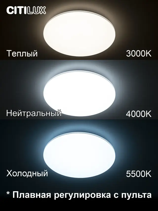 Светильник Citilux CL714680G СИМПЛА — белый, ракурс 3