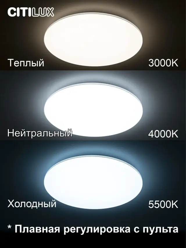 Светильник Citilux CL714900G СИМПЛА — белый, ракурс 3