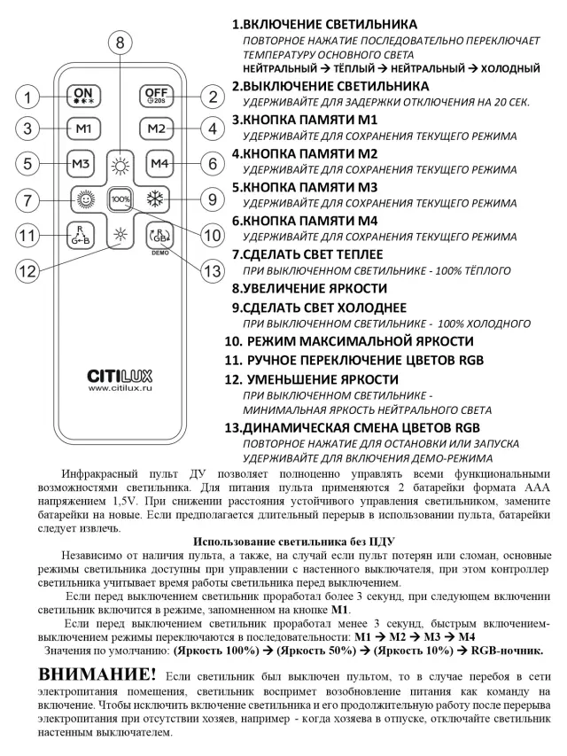 Светильник Citilux CL714K480G СИМПЛА — белый, ракурс 16